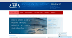 Desktop Screenshot of lam-plast.cz